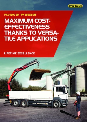 Hydrauliczne żurawie do załadunku Palfinger PK 18502 SH E