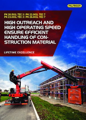 Hydrauliczne żurawie do załadunku Palfinger PK 23.001L TEC 3 C