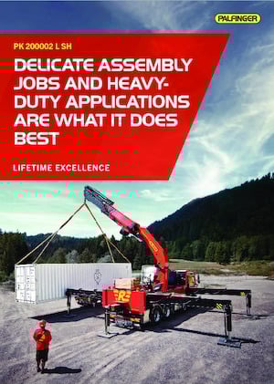 Hydrauliczne żurawie do załadunku Palfinger PK 200002 L-SH G