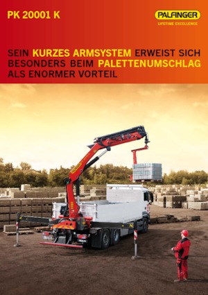 Hydrauliczne żurawie do załadunku Palfinger PK 20001-K C