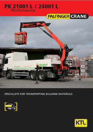 Hydrauliczne żurawie do załadunku Palfinger PK 24001 LB 4  HPLS