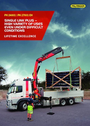 Hydrauliczne żurawie do załadunku Palfinger PK 27001-EH F