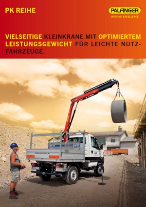 Hydrauliczne żurawie do załadunku Palfinger PK 2900 A