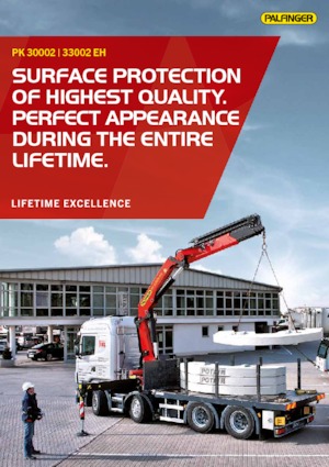 Hydrauliczne żurawie do załadunku Palfinger PK 30002 E