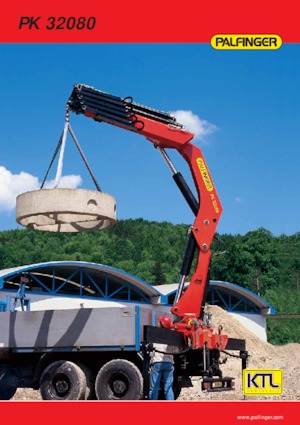 Hydrauliczne żurawie do załadunku Palfinger PK 32080 C