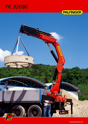 Hydrauliczne żurawie do załadunku Palfinger PK 32080 D