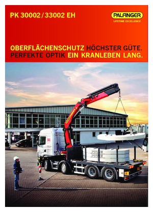 Hydrauliczne żurawie do załadunku Palfinger PK 33002 EH E