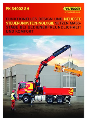 Hydrauliczne żurawie do załadunku Palfinger PK 34002 SH D