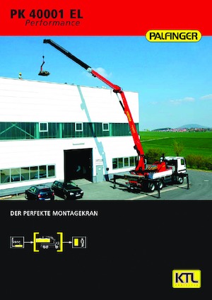 Hydrauliczne żurawie do załadunku Palfinger PK 40001 EL