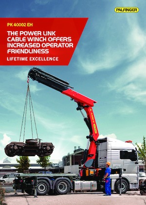 Hydrauliczne żurawie do załadunku Palfinger PK 40002 EH G