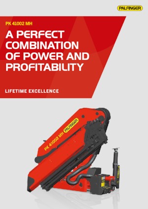 Hydrauliczne żurawie do załadunku Palfinger PK 41002 MH C