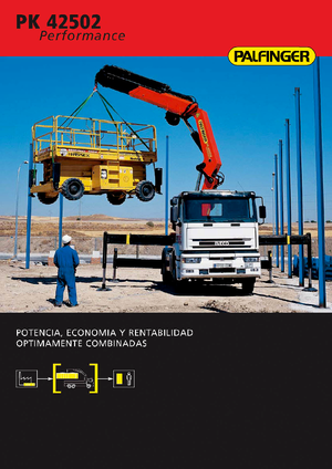 Hydrauliczne żurawie do załadunku Palfinger PK 42502 HPLS B