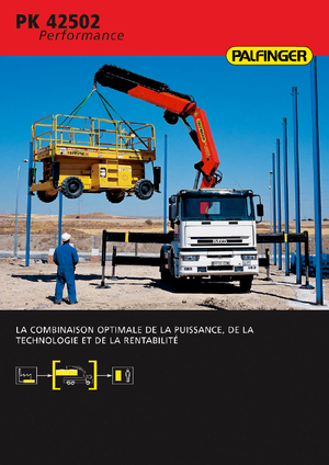 Hydrauliczne żurawie do załadunku Palfinger PK 42502 HPLS B