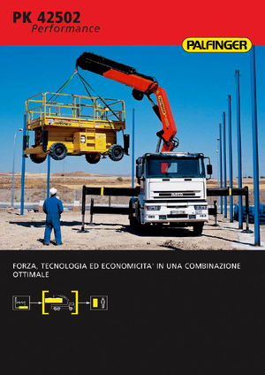 Hydrauliczne żurawie do załadunku Palfinger PK 42502 HPLS B