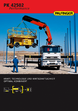 Hydrauliczne żurawie do załadunku Palfinger PK 42502 HPLS B
