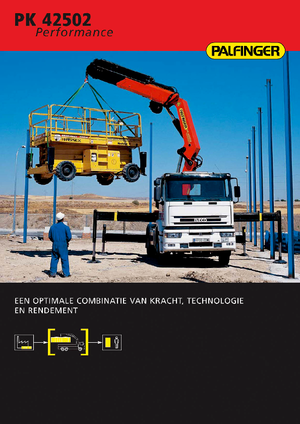 Hydrauliczne żurawie do załadunku Palfinger PK 42502 HPLS B