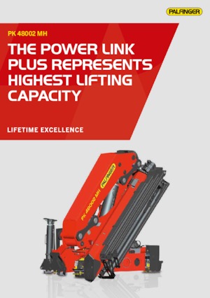 Hydrauliczne żurawie do załadunku Palfinger PK 48002 MH A