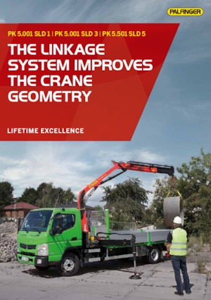 Hydrauliczne żurawie do załadunku Palfinger PK 5.001 SLD 1 C