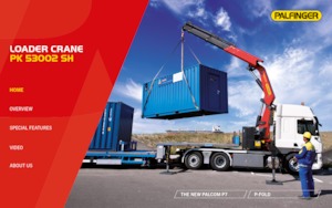 Hydrauliczne żurawie do załadunku Palfinger PK 53002 SH A