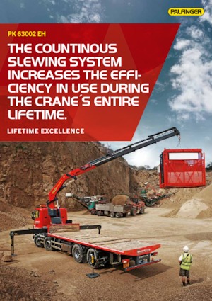 Hydrauliczne żurawie do załadunku Palfinger PK 63002 EH B