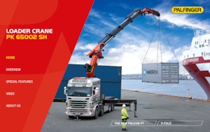 Hydrauliczne żurawie do załadunku Palfinger PK 65002 SH A