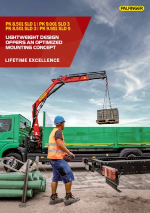 Hydrauliczne żurawie do załadunku Palfinger PK 8.501 SLD 1 C