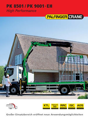 Hydrauliczne żurawie do załadunku Palfinger PK 8501