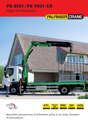 Hydrauliczne żurawie do załadunku Palfinger PK 9001 EH D