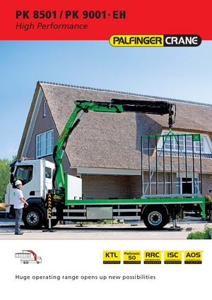 Hydrauliczne żurawie do załadunku Palfinger PK 9001 EH D