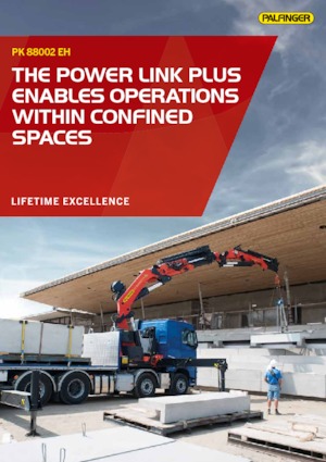 Hydrauliczne żurawie do załadunku Palfinger PK 88002 EH A