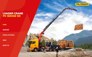 Hydrauliczne żurawie do załadunku Palfinger PK 92002 SH F