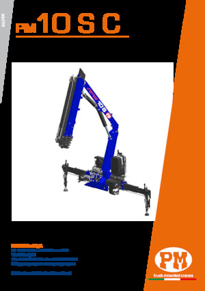 Hydrauliczne żurawie do załadunku PM PM 10 S C