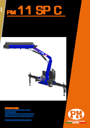 Hydrauliczne żurawie do załadunku PM PM 11 SP C