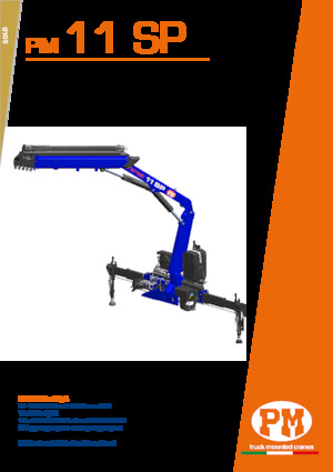 Hydrauliczne żurawie do załadunku PM PM 11 SP