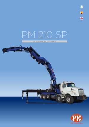 Hydrauliczne żurawie do załadunku PM PM 210 SP