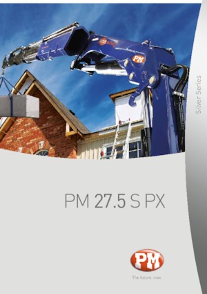 Hydrauliczne żurawie do załadunku PM PM 27.5 S PX
