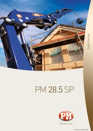 Hydrauliczne żurawie do załadunku PM PM 28526 SP + J614.20