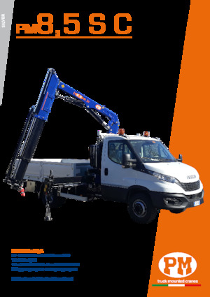 Hydrauliczne żurawie do załadunku PM PM 8.5 S C