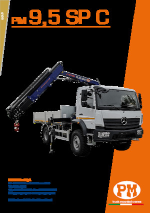 Hydrauliczne żurawie do załadunku PM PM 9.5 SP C