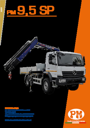 Hydrauliczne żurawie do załadunku PM PM 9.5 SP