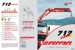 Hydrauliczne żurawie do załadunku Ferrari® SC 712 A4 