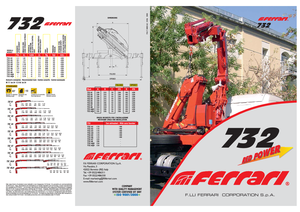 Hydrauliczne żurawie do załadunku Ferrari® SC 732R A6 