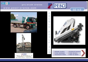 Hydrauliczne żurawie do załadunku Pesci SE 145