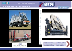 Hydrauliczne żurawie do załadunku Pesci SE 175A