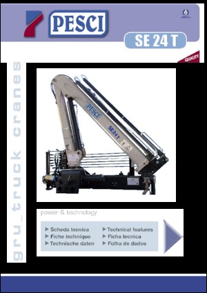 Hydrauliczne żurawie do załadunku Pesci SE 24 T