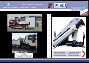 Hydrauliczne żurawie do załadunku Pesci SE 78