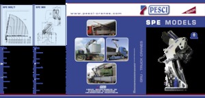 Hydrauliczne żurawie do załadunku Pesci SPE 560