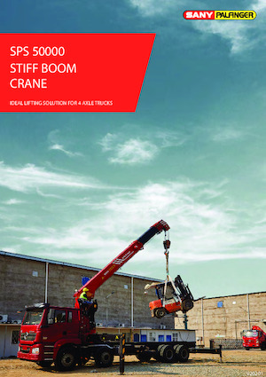 Hydrauliczne żurawie do załadunku Sany SPS 50000 C