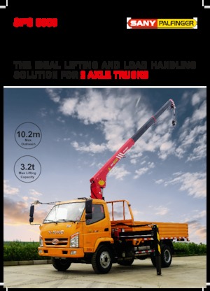 Hydrauliczne żurawie do załadunku Sany SPS 8000 A