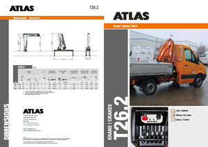 Hydrauliczne żurawie do załadunku T-Atlas TLC T 26.2 A 26